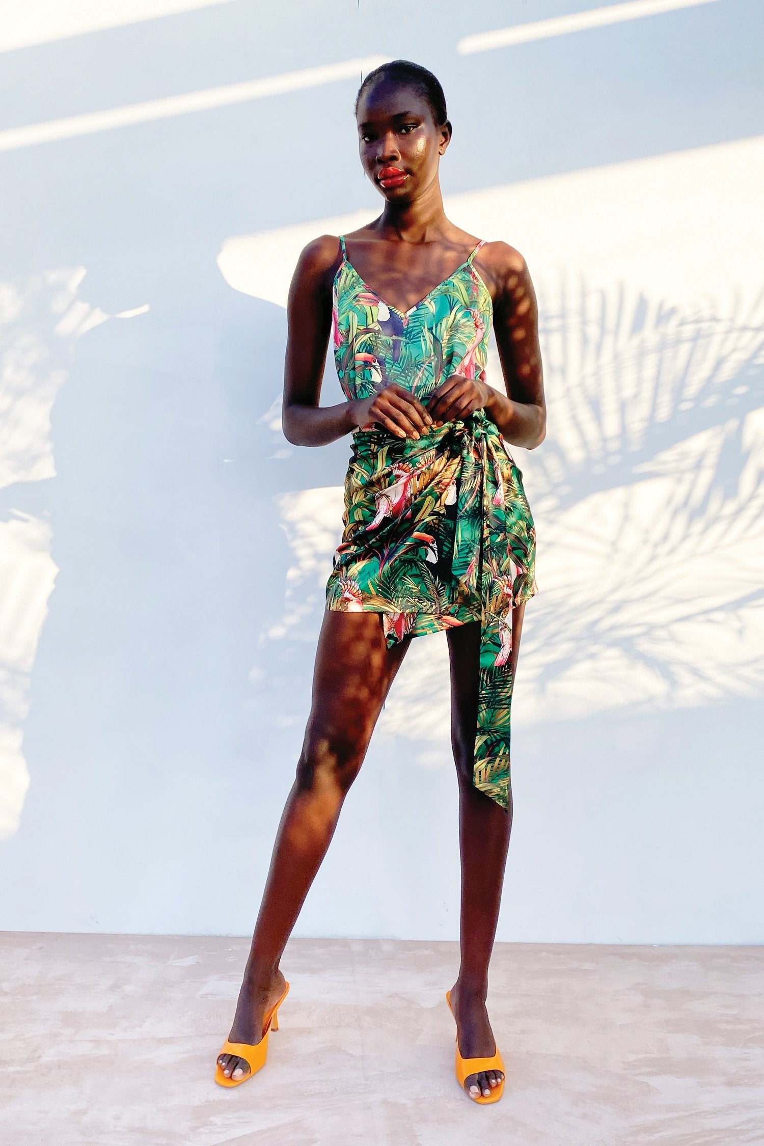 Green Parrot Cami Top - nfd-demo-dev