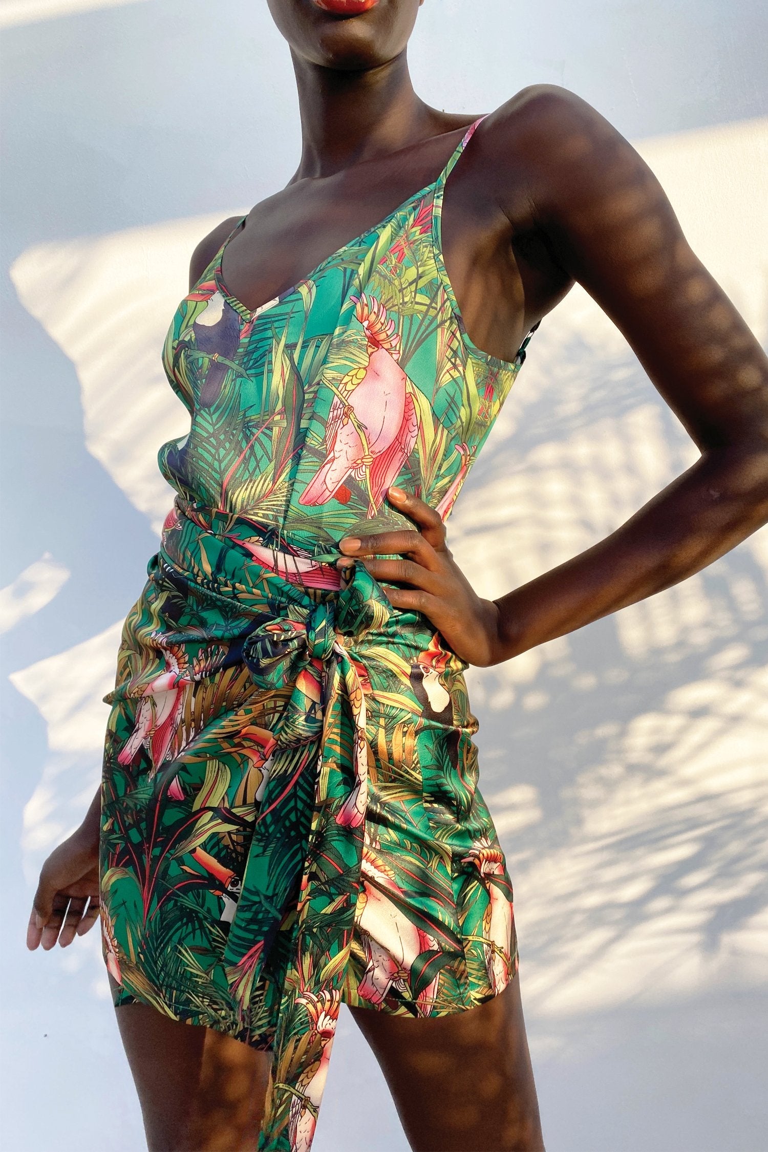 Green Parrot Cami Top - nfd-demo-dev