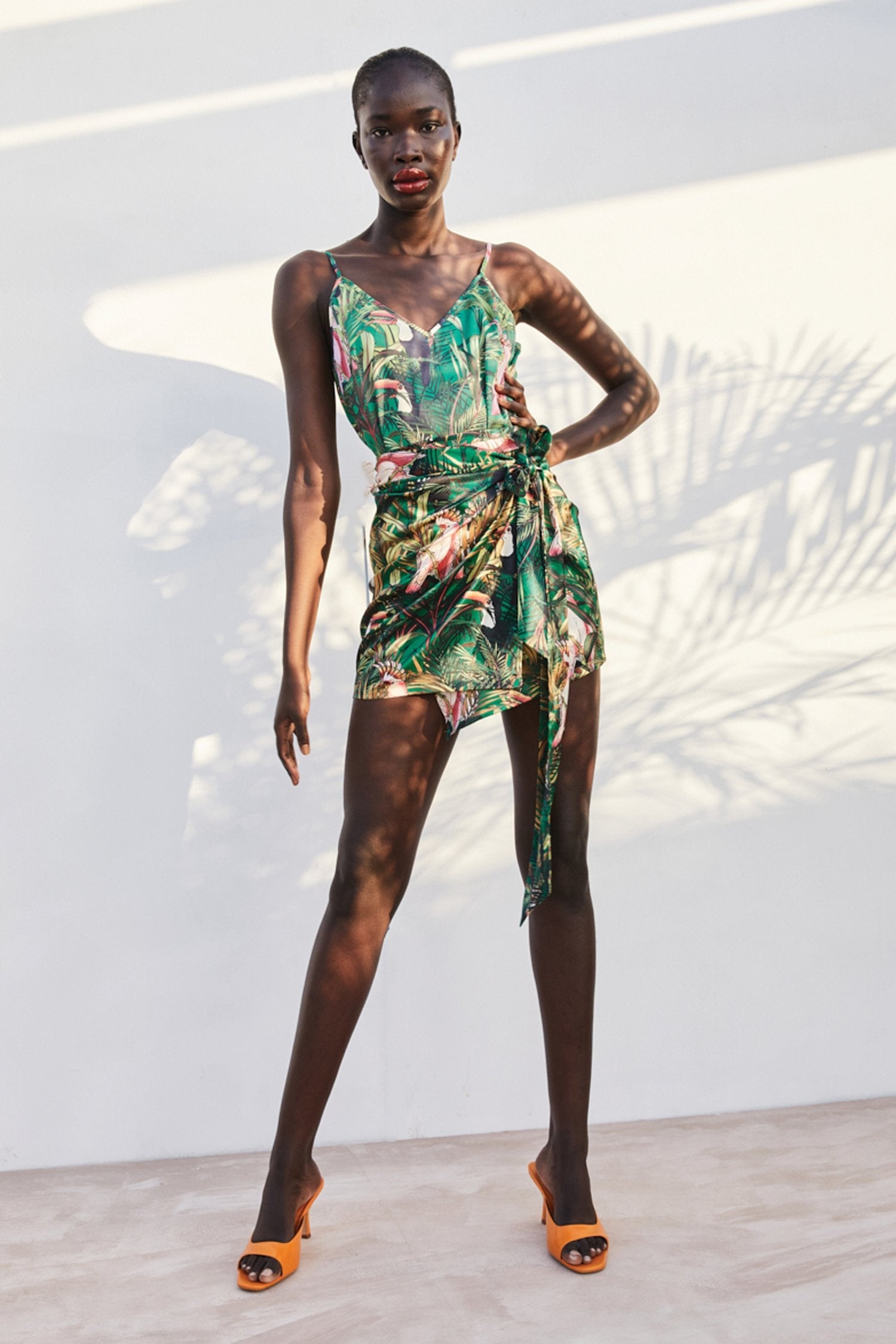 Green Parrot Cami Top - nfd-demo-dev