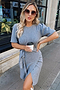 Grey Marl Mini Knit Dress