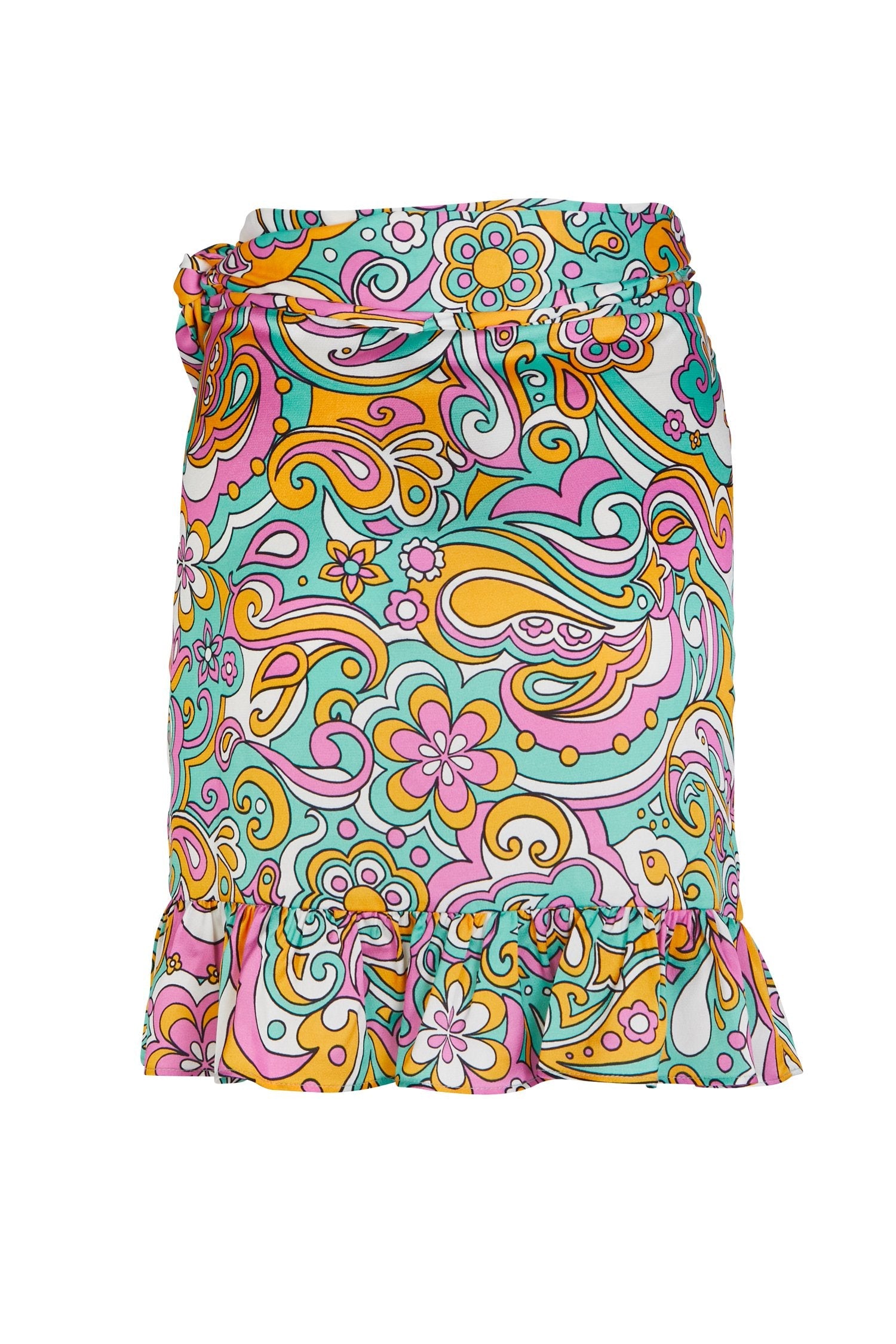 Groovy Greens Mini Ruffle Jaspre Skirt - nfd-demo-dev