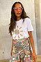 Groovy Greens Mini Ruffle Jaspre Skirt