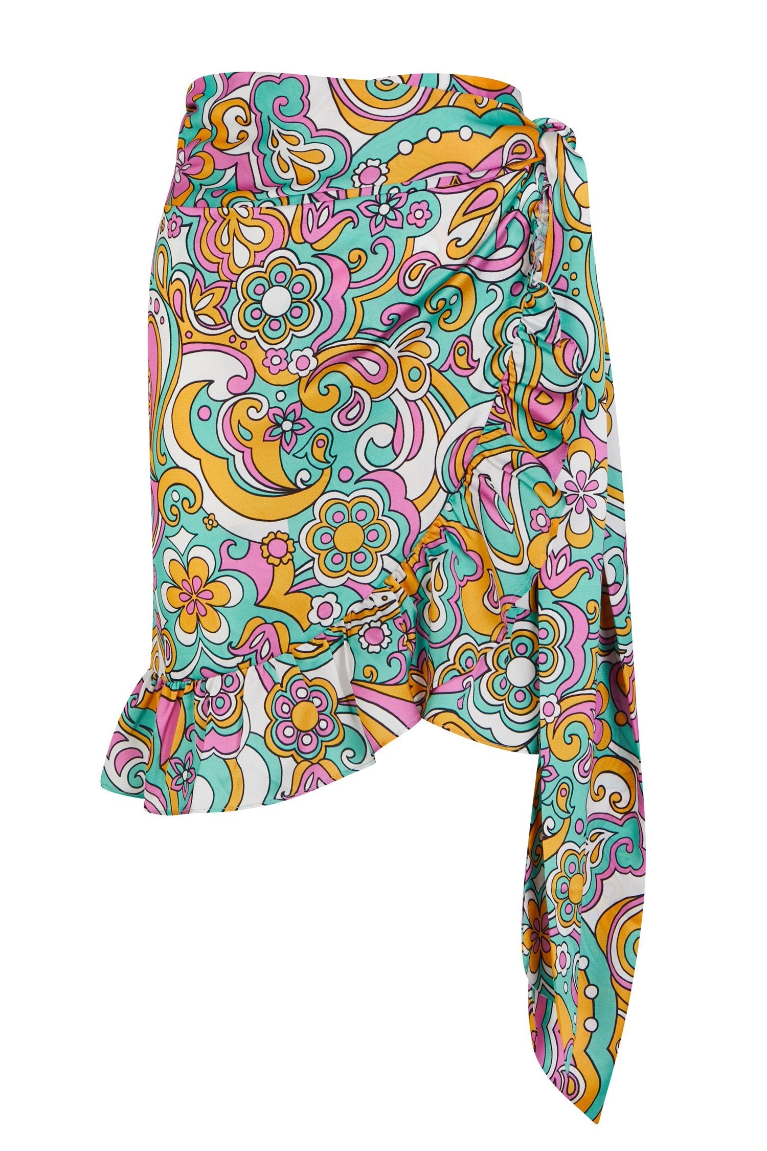 Groovy Greens Mini Ruffle Jaspre Skirt - nfd-demo-dev