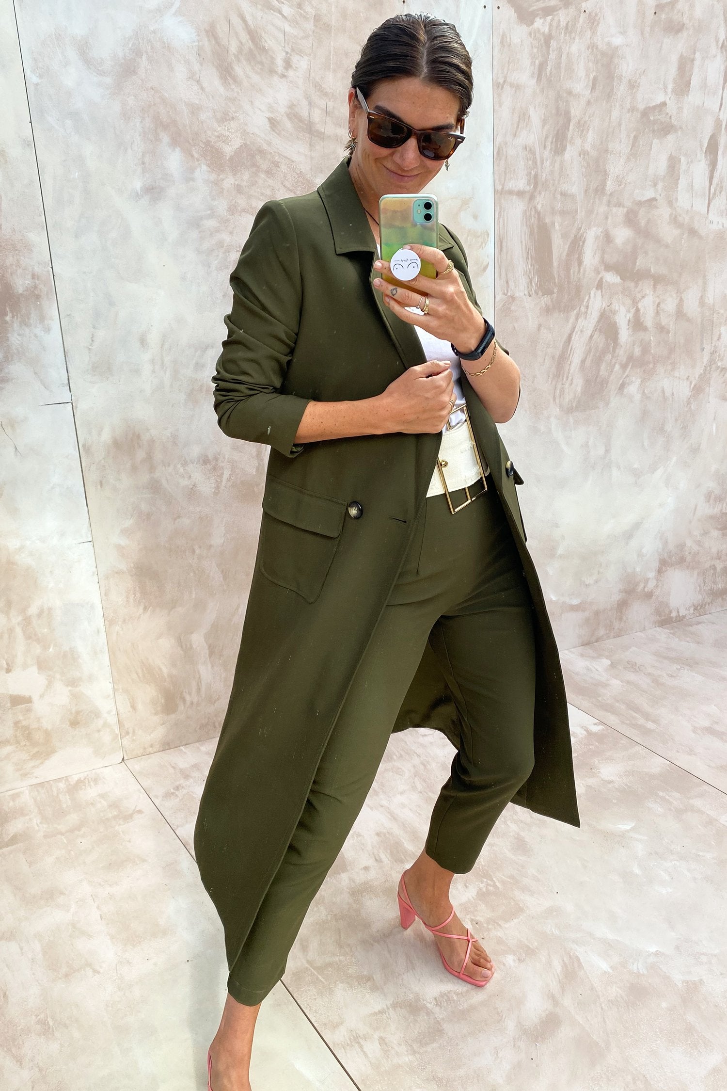 Khaki 55 Maxi Jacket - nfd-demo-dev