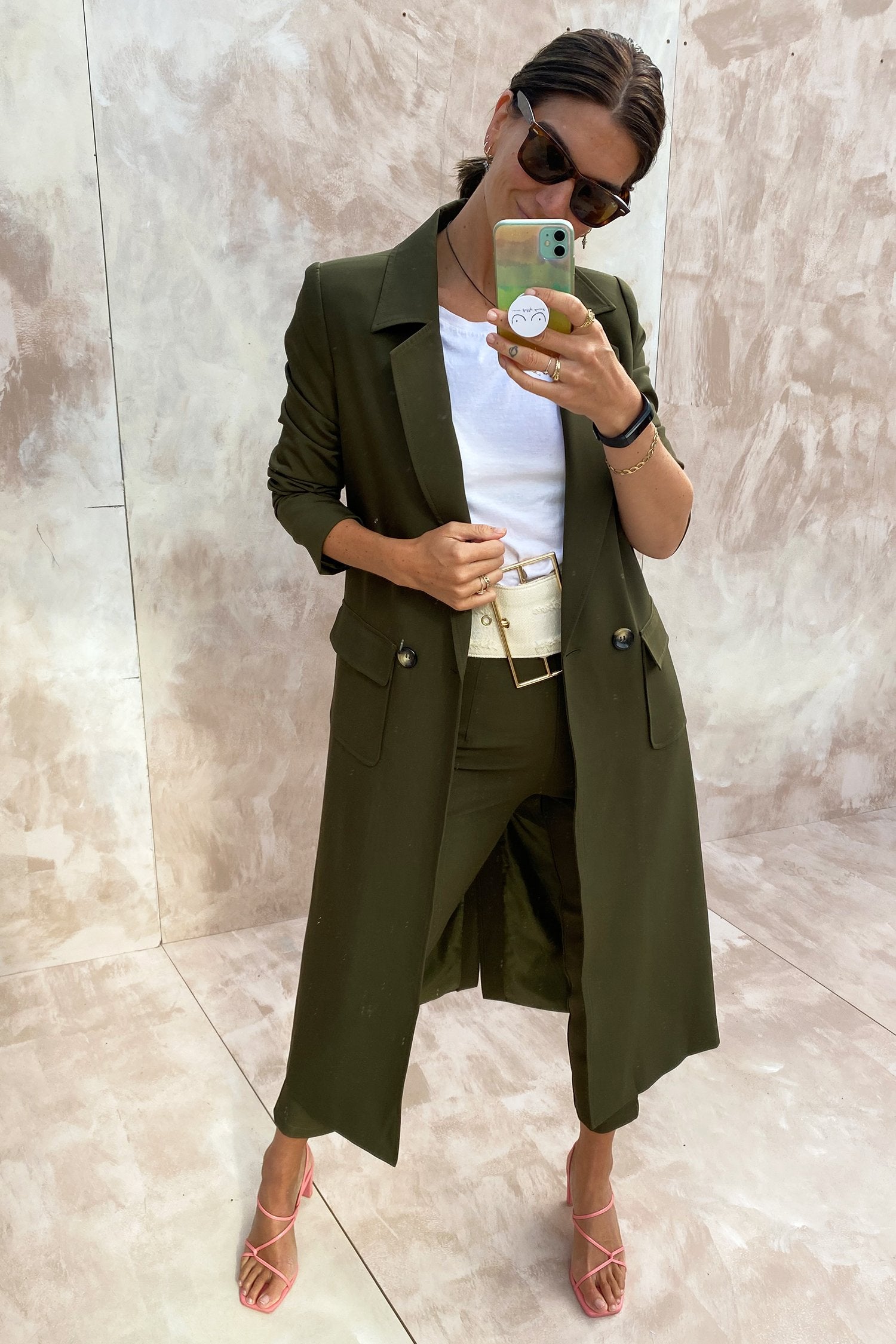 Khaki 55 Maxi Jacket - nfd-demo-dev
