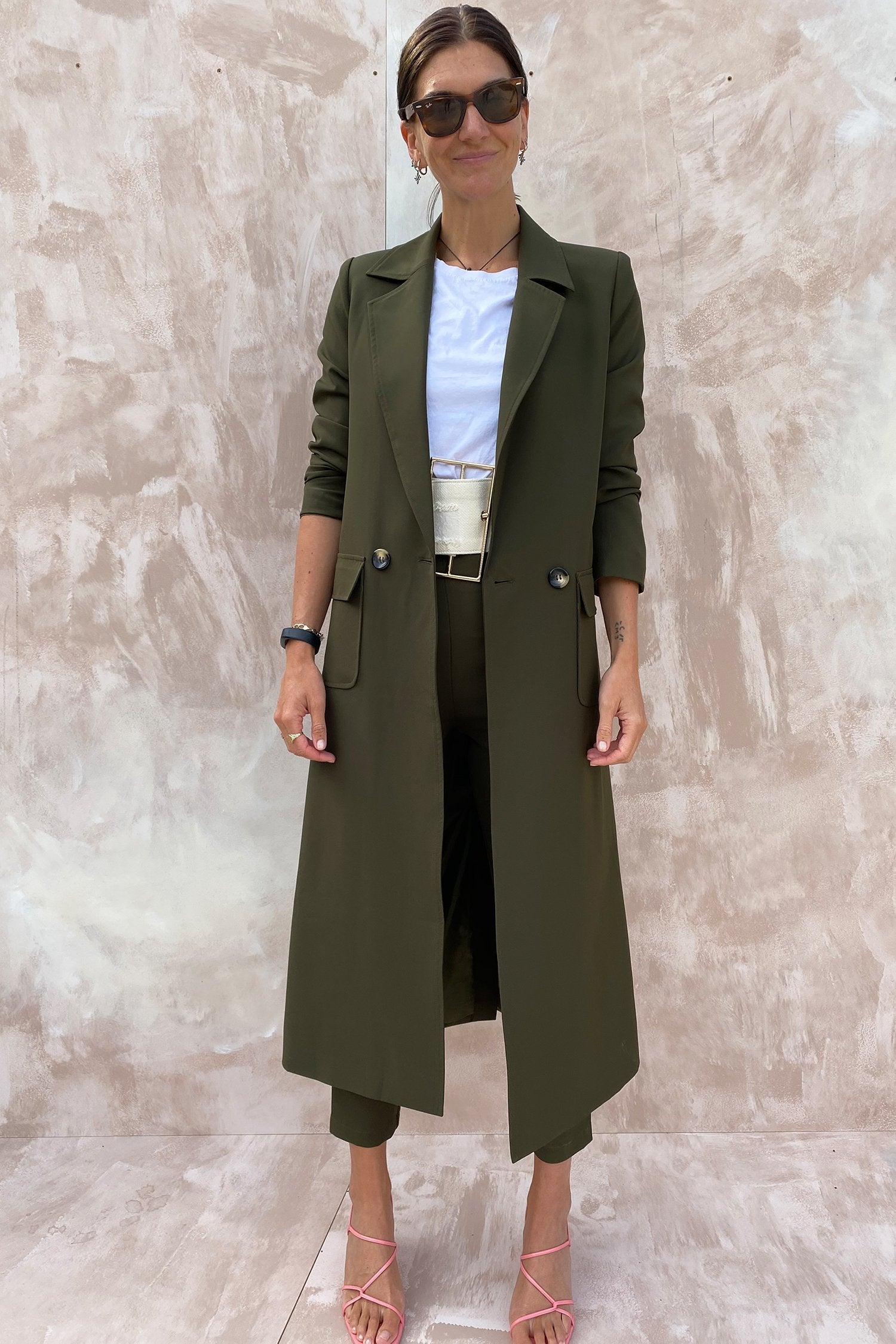 Khaki 55 Maxi Jacket - nfd-demo-dev