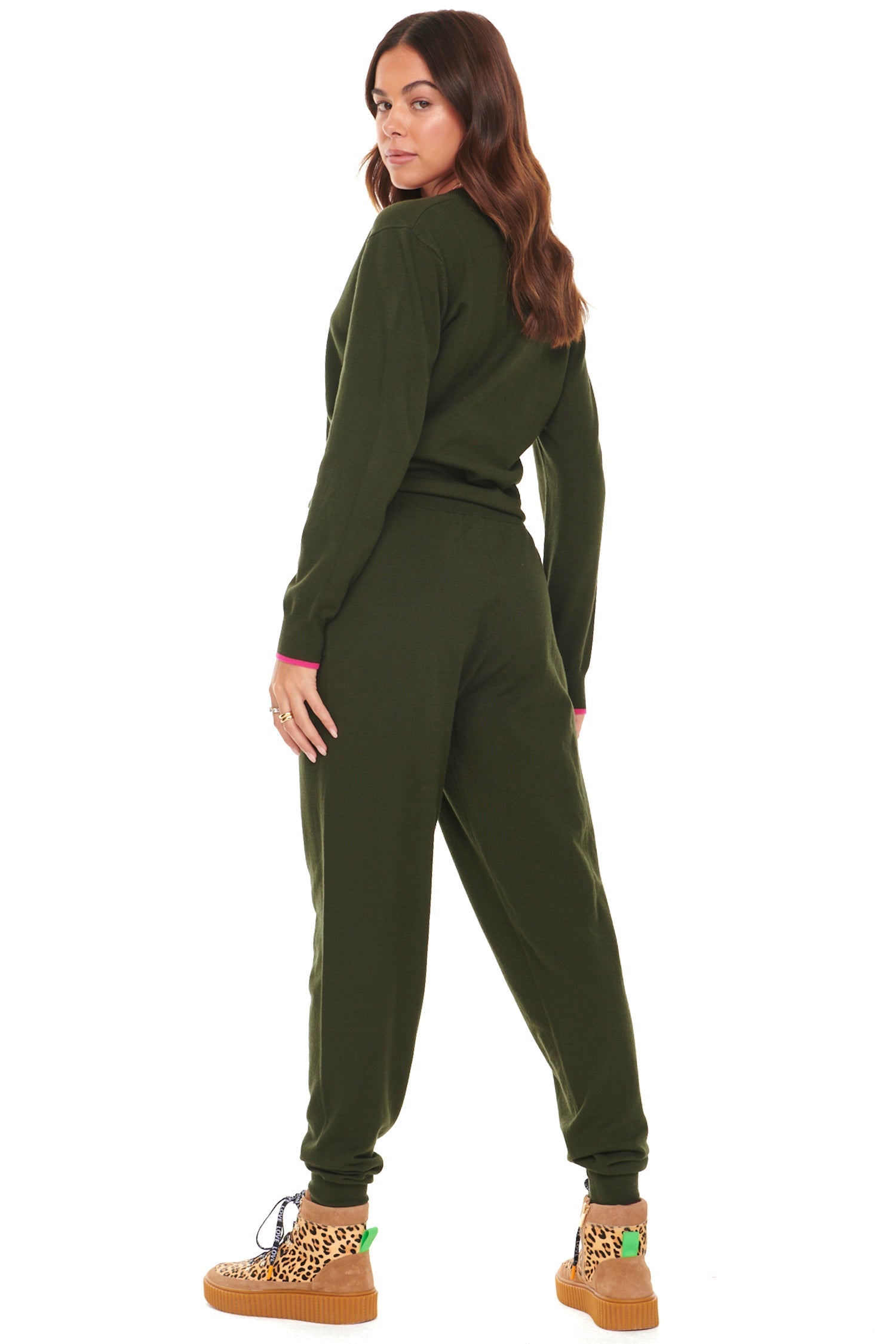 Khaki Knit Jumpsuit - nfd-demo-dev
