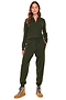 Khaki Knit Jumpsuit