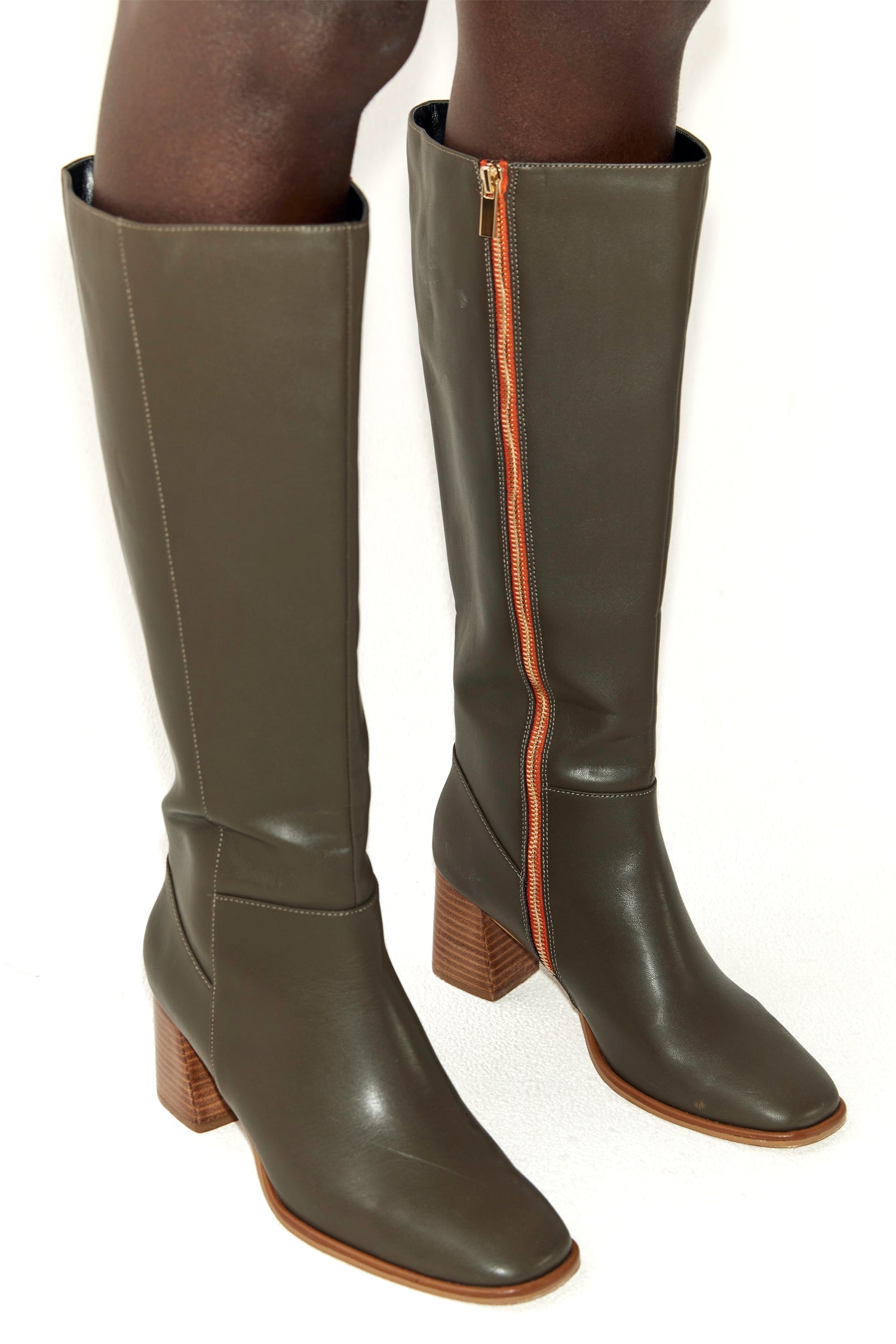 Khaki Long Boot - nfd-demo-dev