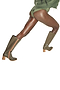 Khaki Long Boot