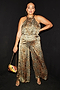 Khaki Willow Jumpsuit - Curve