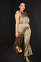 Khaki Willow Jumpsuit - Curve