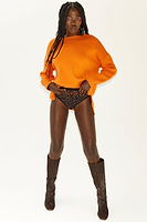 Thumbnail for Leather Chocolate Leopard Long Boot - nfd-demo-dev