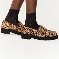 Thumbnail for Leather Leopard Loafer - nfd-demo-dev