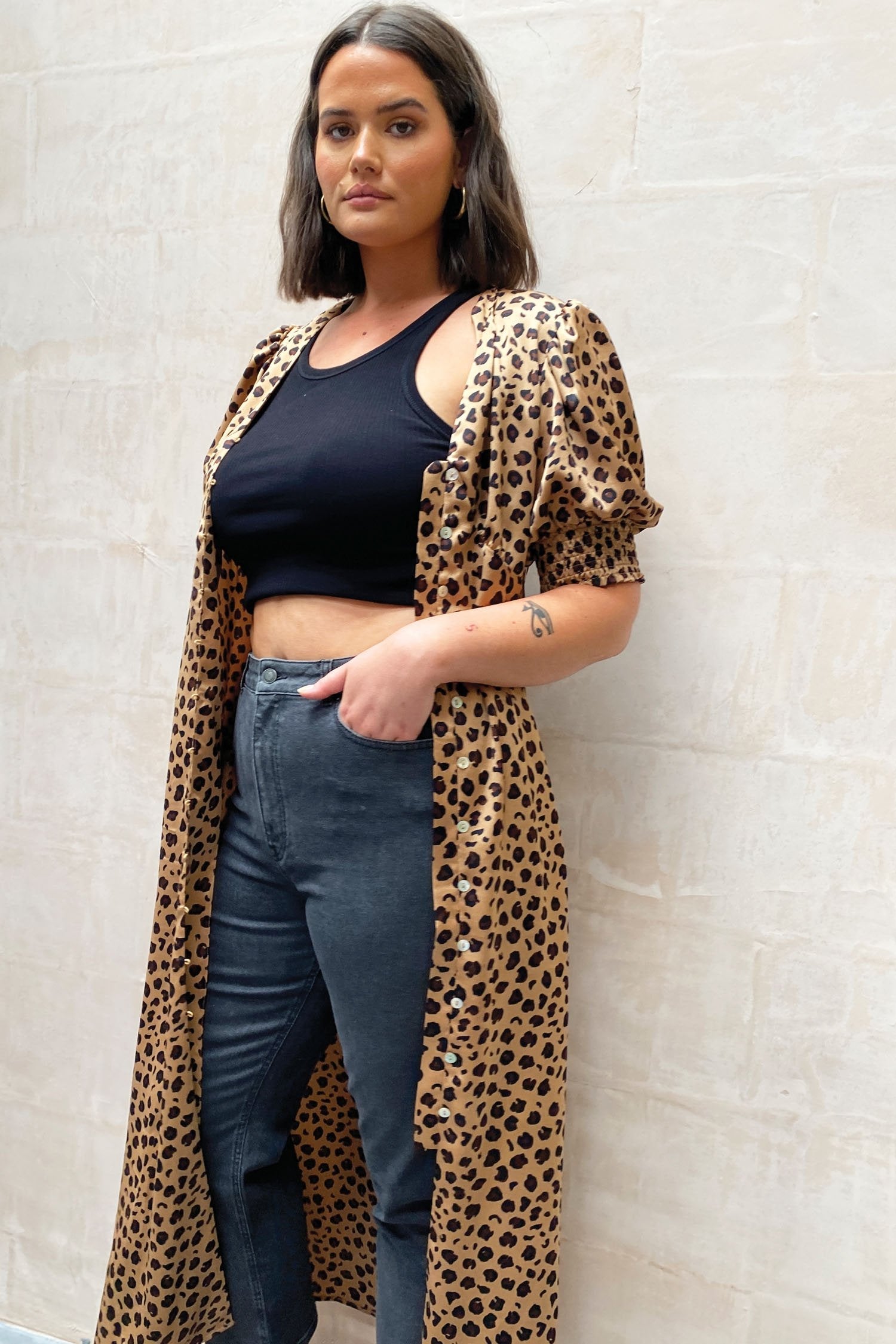 Leopard Lindos Dress - Curve - nfd-demo-dev