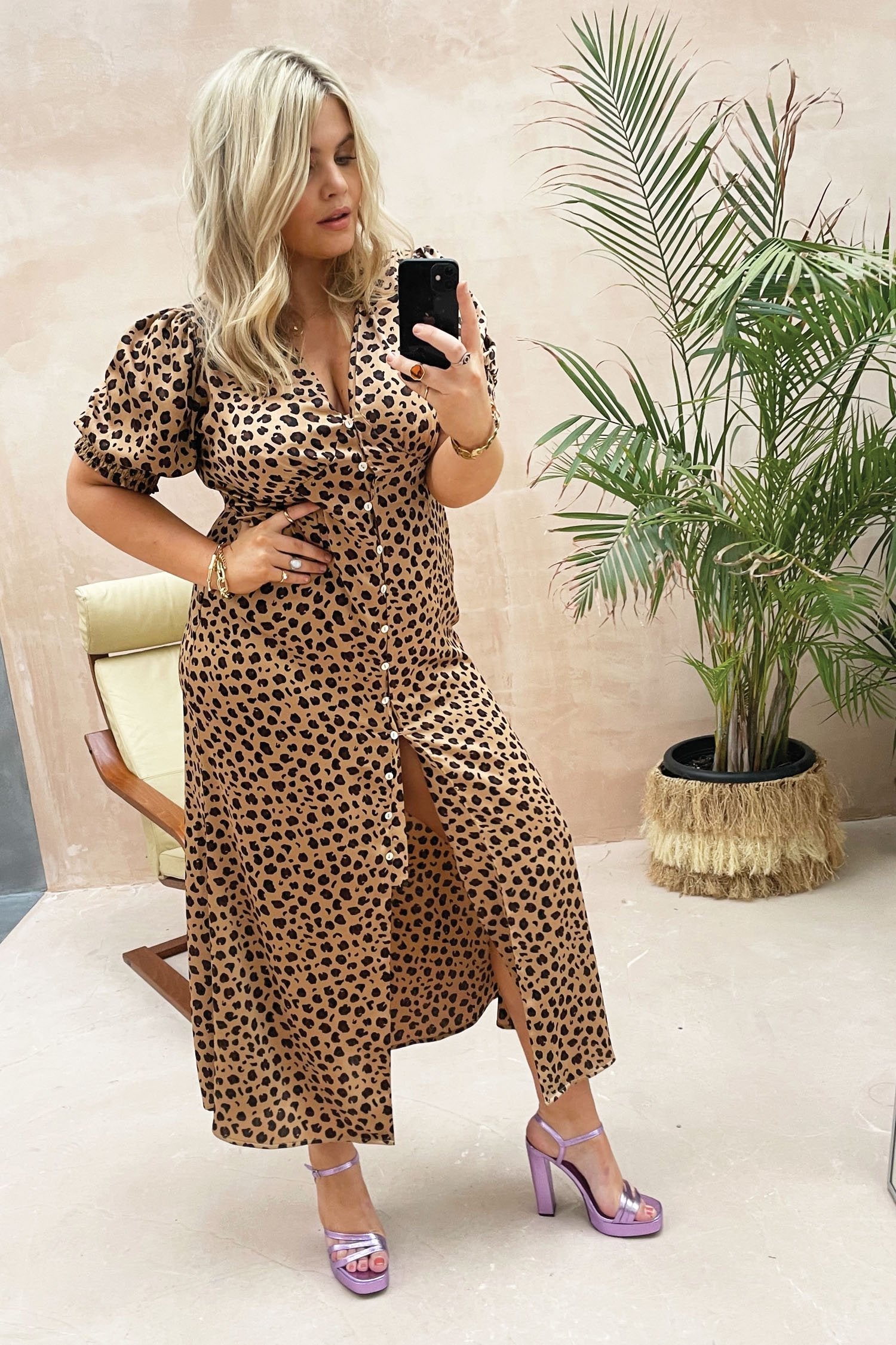 Leopard Lindos Dress - Curve - nfd-demo-dev