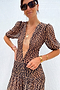 Leopard Lucia Sheer Dress