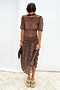 Leopard Lucia Sheer Dress
