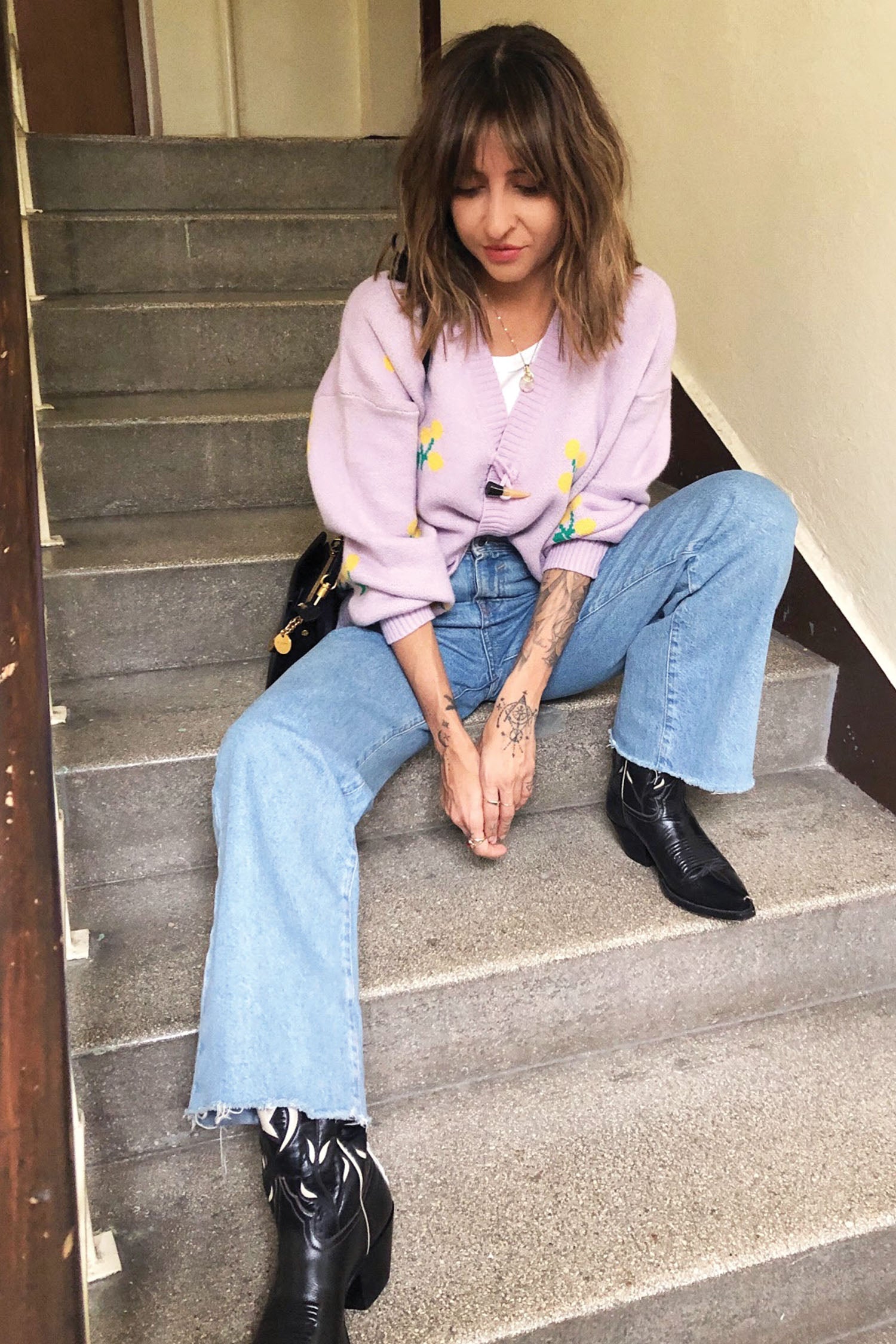 Lilac Esi Knit Cardigan - nfd-demo-dev