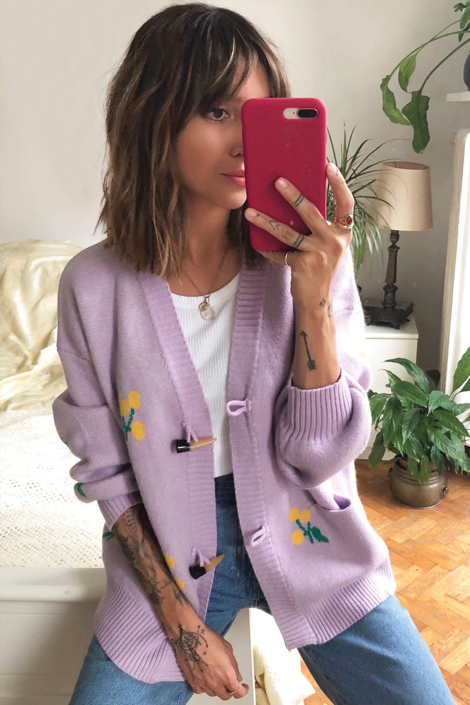 Lilac Esi Knit Cardigan - nfd-demo-dev