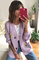 Thumbnail for Lilac Esi Knit Cardigan - nfd-demo-dev