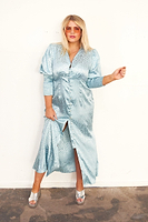 Thumbnail for Lindos Blue Leopard Dress - Curve - nfd-demo-dev