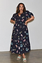 Lottie Navy Peace and Love Dress - Curve