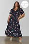 Lottie Navy Peace and Love Dress - Curve