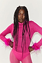 Magenta Sparkle Roll Neck Jumper
