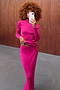 Magenta Sparkle Skirt