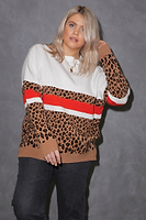 Thumbnail for Molly Animal Knit Top - Curve - nfd-demo-dev
