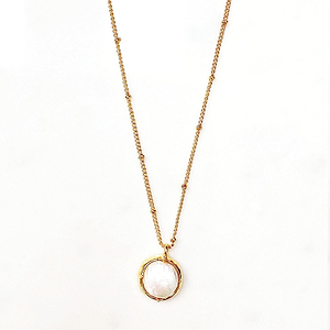 Moonstone Gold Necklace - nfd-demo-dev