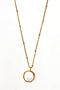 Moonstone Gold Necklace