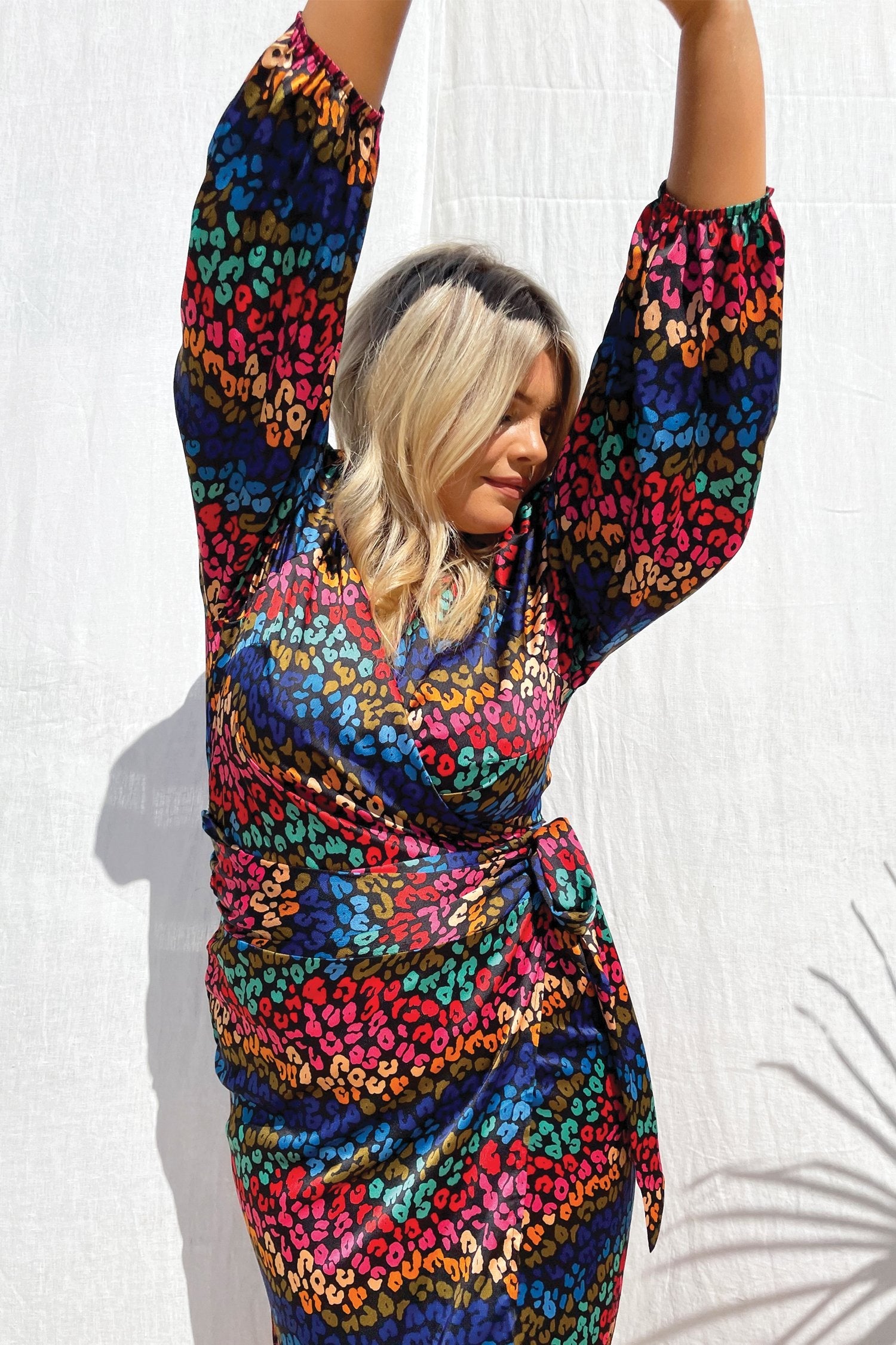 Multi Leopard Jaspre Wrap Skirt- Curve - nfd-demo-dev
