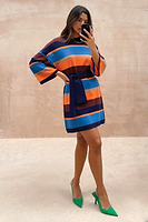 Thumbnail for Navy Tabitha Knit Mini Dress - nfd-demo-dev