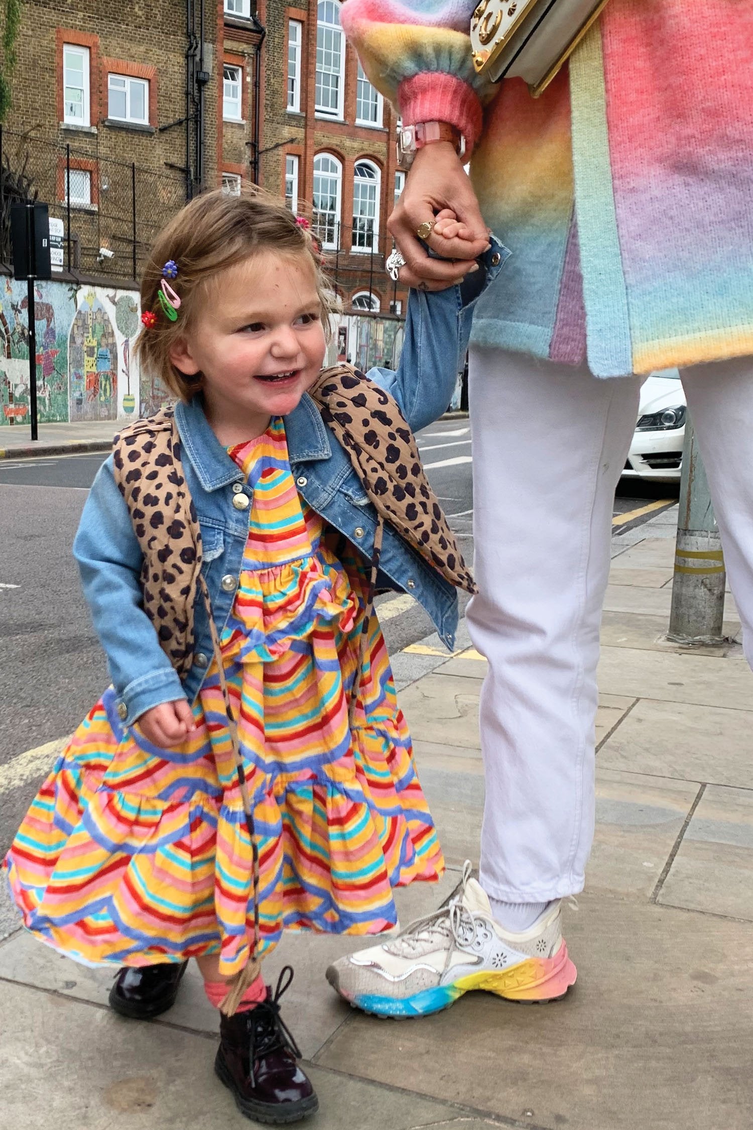 NFD-Kids-Baby-Doll-Rainbow-Midi-Dress-£65