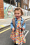 NFD Kids Baby Doll Rainbow Midi Dress