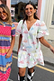 White Multi Limoncello Dress
