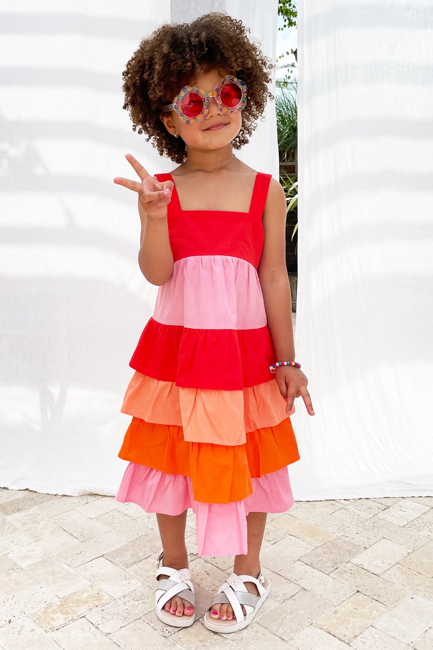 NFD Kids Sunrise Tiered Dress