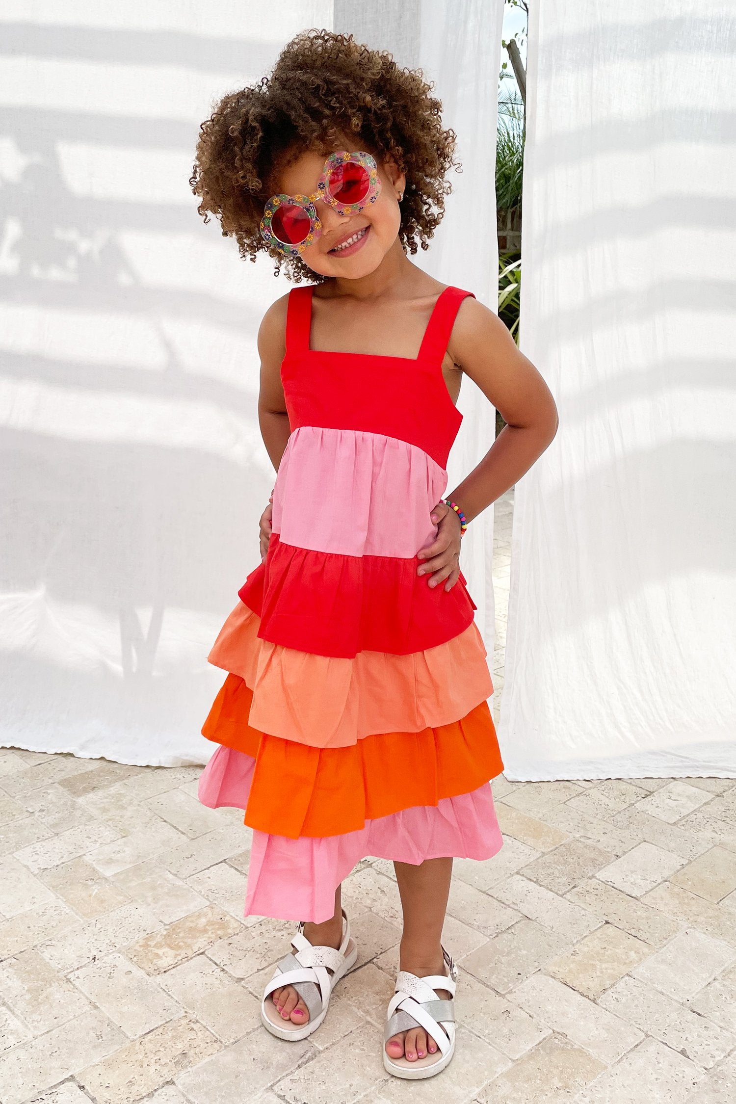 NFD Kids Sunrise Tiered Dress