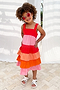 NFD Kids Sunrise Tiered Dress