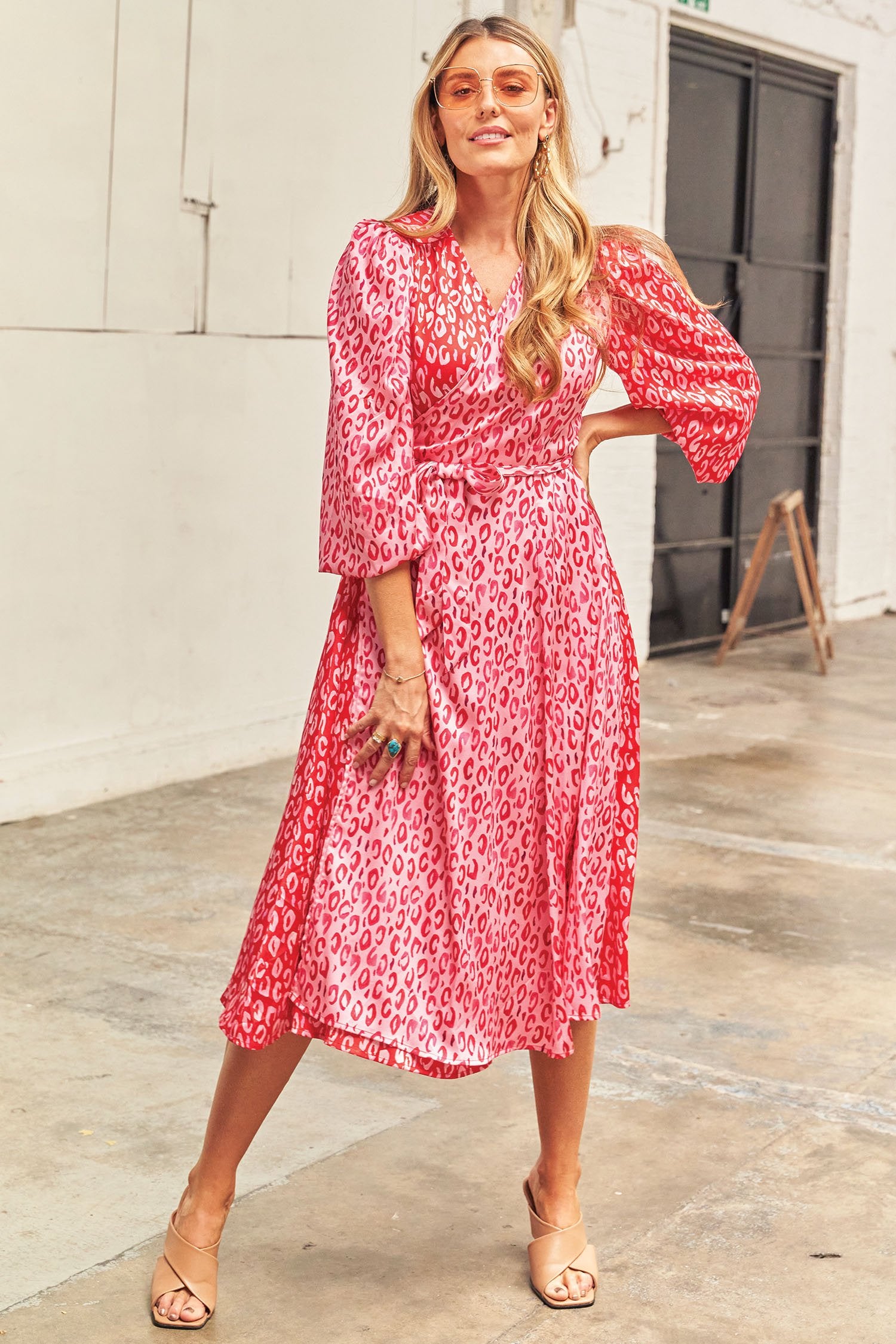Red-and-Pink-Leopard-Wrap-Dress-£89