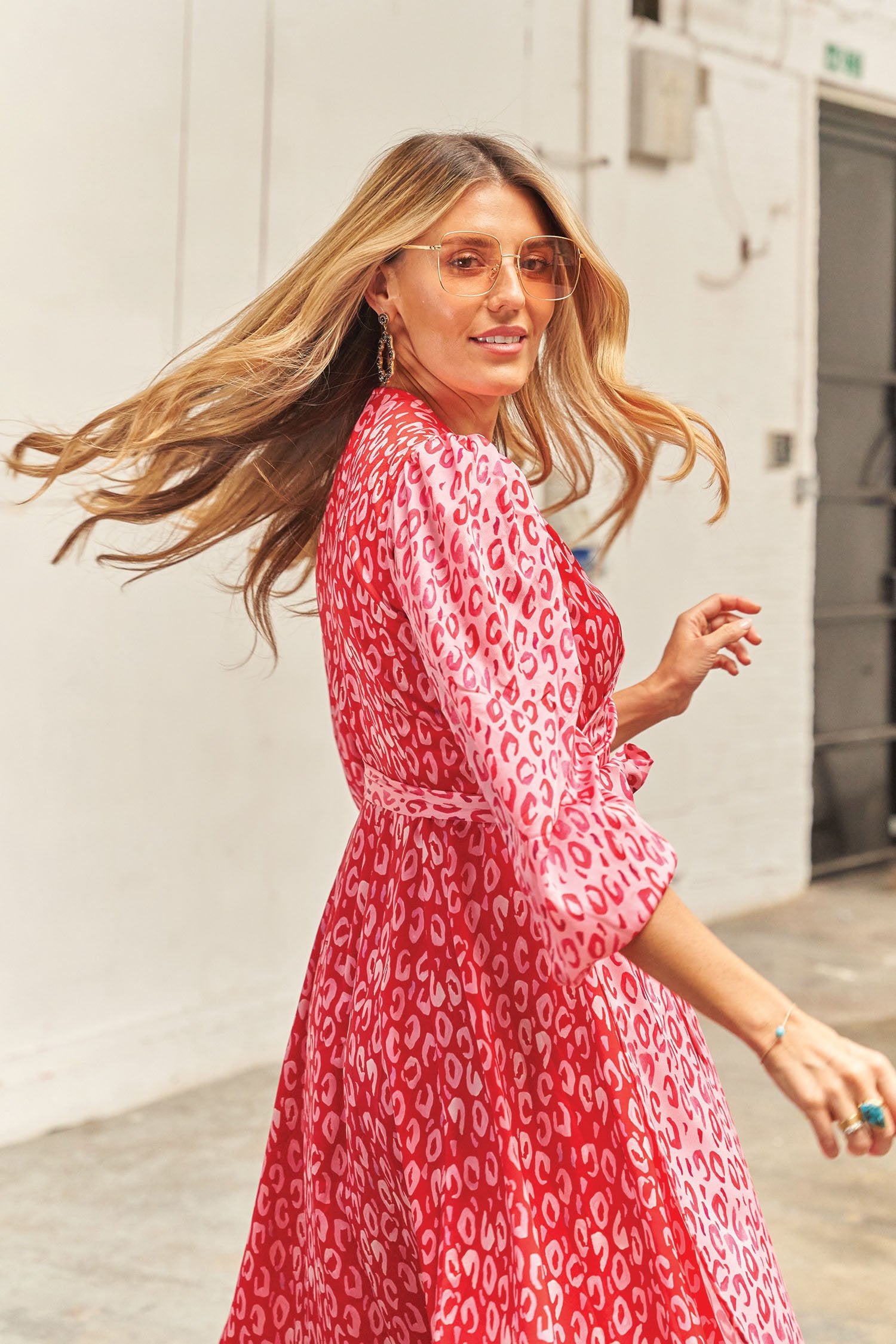 Red-and-Pink-Leopard-Wrap-Dress-£89