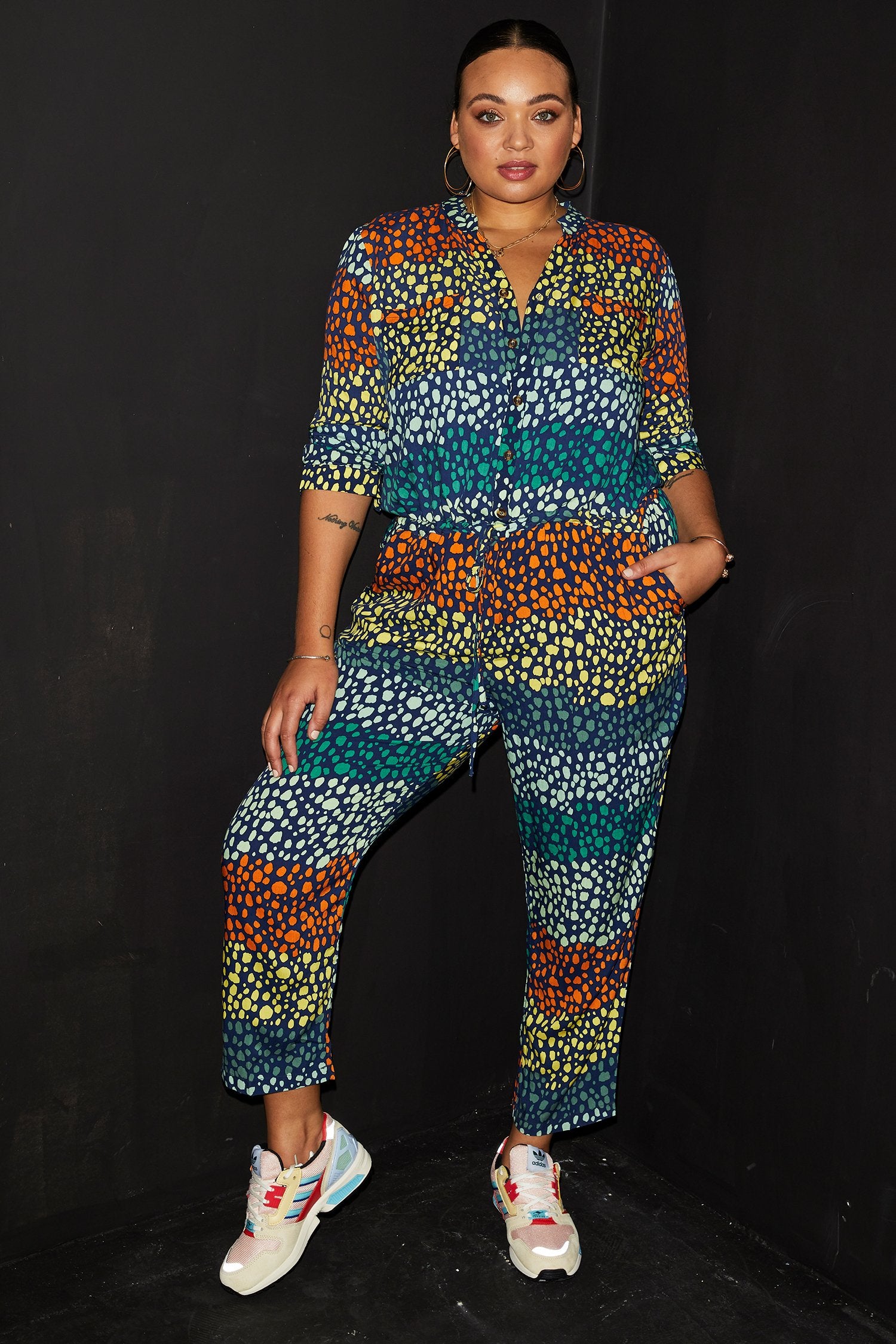 Teal-Patsy-Viscose-Jumpsuit-Curve-£89