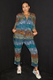 Teal Patsy Viscose Jumpsuit - Curve