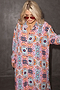 Pink Asa Long Line Shirt - Curve
