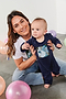 NFD Baby Navy Confetti Onesie