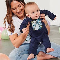 Thumbnail for NFD-Baby-Navy-Confetti-Onesie-£34