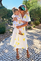 NFD Kids Banana Broderie Dress