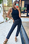 Straight Leg Black Wash Jeans